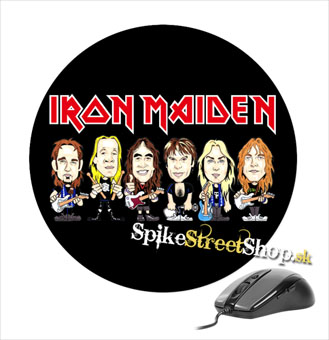 Podložka pod myš IRON MAIDEN - Cartoon Band - okrúhla