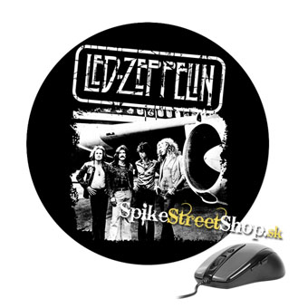 Podložka pod myš LED ZEPPELIN - Aeroplane - okrúhla