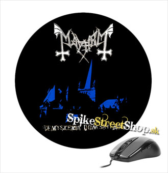 Podložka pod myš MAYHEM - De Mysteriis Dom Sathanas - okrúhla