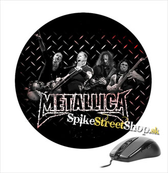 Podložka pod myš METALLICA - Live Band - okrúhla
