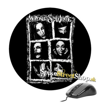 Podložka pod myš MOTIONLESS IN WHITE - Faces - okrúhla