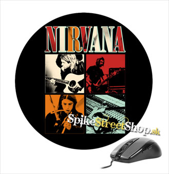 Podložka pod myš NIRVANA - Foursquares - okrúhla