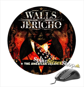 Podložka pod myš WALLS OF JERICHO - The American Dream - okrúhla