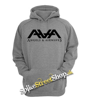 ANGELS AND AIRWAVES - Logo - šedá pánska mikina