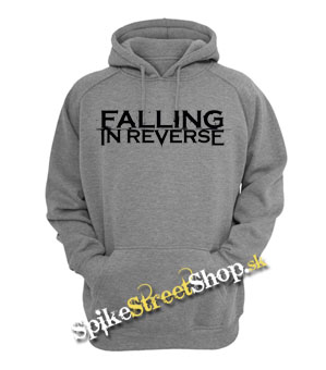 FALLING IN REVERSE - Logo - šedá pánska mikina