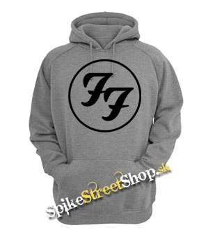 FOO FIGHTERS - Logo - šedá pánska mikina