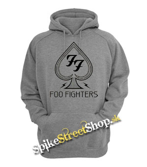 FOO FIGHTERS - šedá pánska mikina