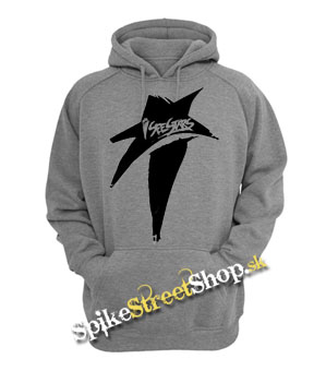 I SEE STARS - White Star - šedá pánska mikina