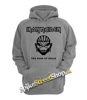 IRON MAIDEN - Book Of Souls - šedá pánska mikina