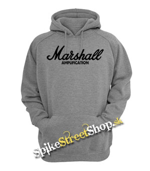 MARSHALL - Logo - šedá pánska mikina