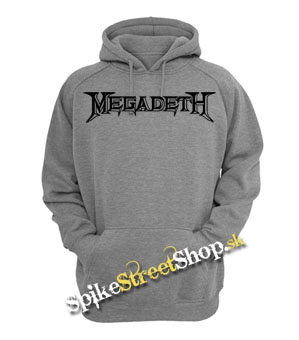 MEGADETH - Logo - šedá pánska mikina