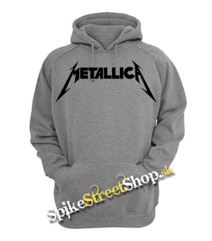 METALLICA - Logo - šedá pánska mikina