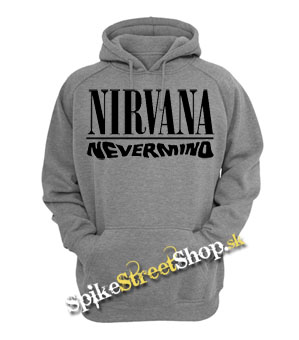 NIRVANA - Nevermind - šedá pánska mikina