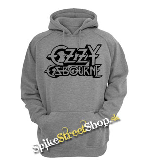 OZZY OSBOURNE - Logo - šedá pánska mikina