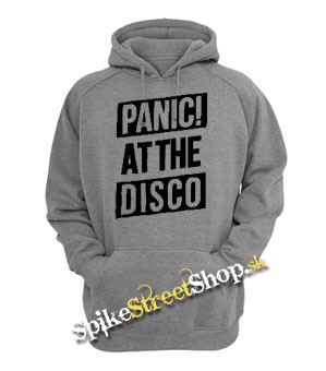 PANIC AT THE DISCO - Big Logo - šedá pánska mikina