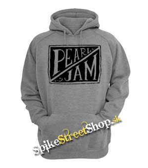 PEARL JAM - Logo - šedá pánska mikina