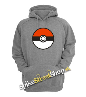 POKEMON - Symbol - šedá pánska mikina
