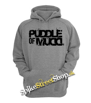 PUDDLE OF MUD - Logo - šedá pánska mikina