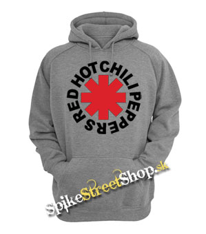 RED HOT CHILI PEPPERS - Logo - šedá pánska mikina
