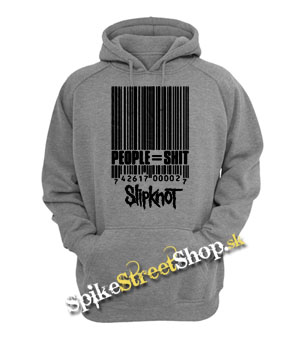 SLIPKNOT - People Shit - šedá pánska mikina