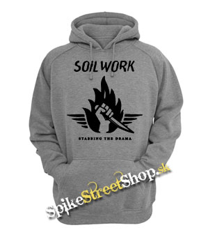 SOILWORK - Stabbing The Drama - šedá pánska mikina