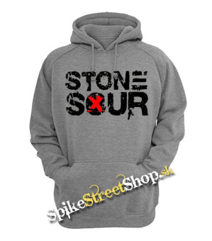 STONE SOUR - Logo - šedá pánska mikina