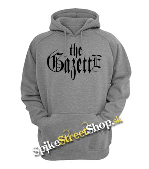 THE GAZETTE - Logo - šedá pánska mikina