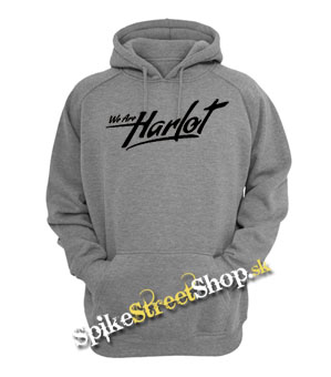 WE ARE HARLOT - Logo - šedá pánska mikina
