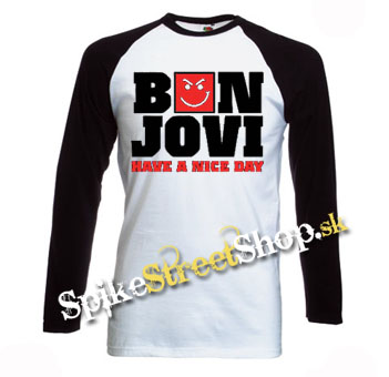 BON JOVI - Have A Nice Day - pánske tričko s dlhými rukávmi