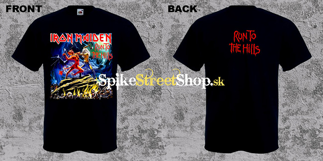 IRON MAIDEN - Run To The Hills - čierne pánske tričko
