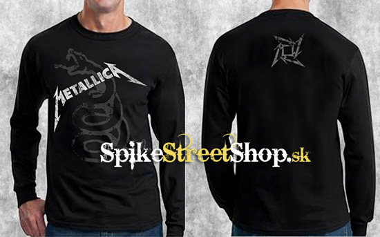 METALLICA - Snake - čierne pánske tričko s dlhými rukávmi