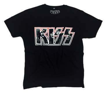 KISS - Logo - čierne pánske tričko