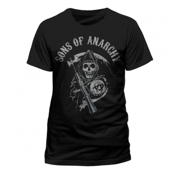 SONS OF ANARCHY - Reaper Logo - čierne pánske tričko