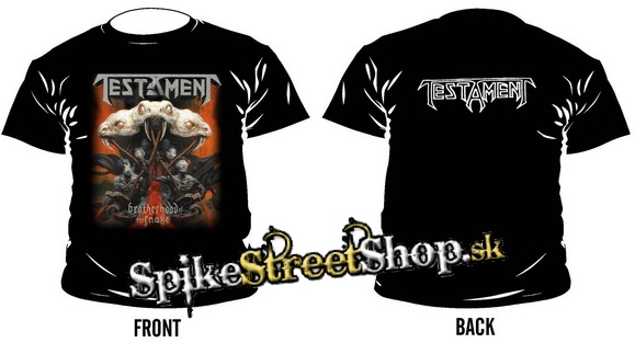 TESTAMENT - Brotherhood Of The Snake - čierne pánske tričko