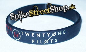 Náramok TWENTY ONE PILOTS - White Red Logo