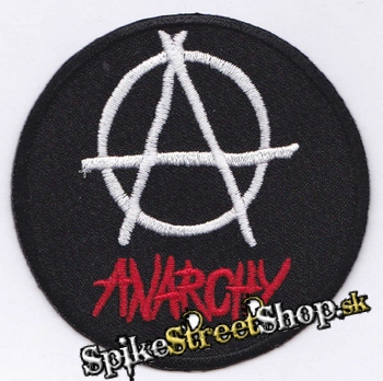 ANARCHY - A as Anarchy - nažehlovacia nášivka