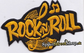 ROCK N ROLL - nažehlovacia nášivka