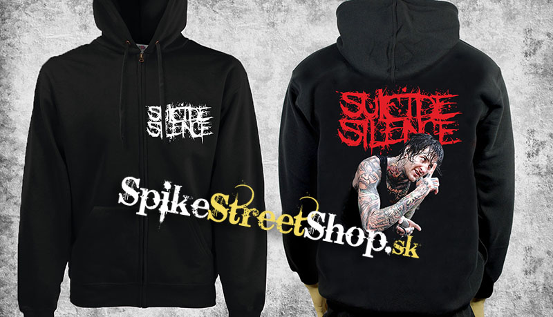 SUICIDE SILENCE - Leader - čierna pánska mikina na zips