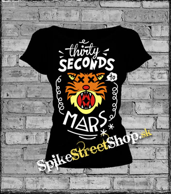 30 SECONDS TO MARS - Cartoon Tiger - dámske tričko