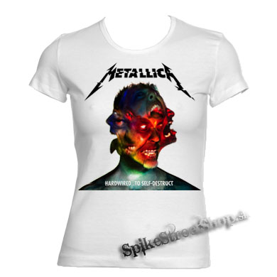 METALLICA - Hardwired...To Self-Destruct Cover - biele dámske tričko