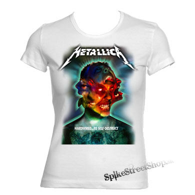 METALLICA - Hardwired...To Self-Destruct - biele dámske tričko