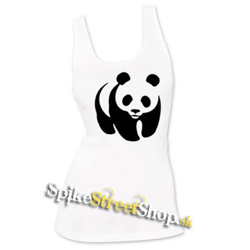 PANDA - Ladies Vest Top - biele