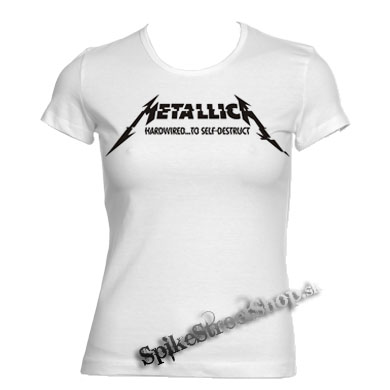 METALLICA - Hardwired...To Self-Destruct - biele dámske tričko