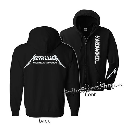 METALLICA - Hardwired...To Self-Destruct - mikina na zips
