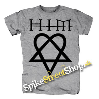 HIM - Heartagram - sivé pánske tričko