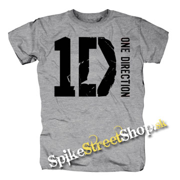 ONE DIRECTION - Logo - sivé pánske tričko