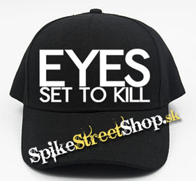 EYES SET TO KILL - Logo - čierna šiltovka (-30%=AKCIA)