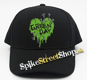 GREEN DAY - Green Heart - čierna šiltovka (-30%=AKCIA)