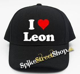 I LOVE LEON - čierna šiltovka (-30%=AKCIA)