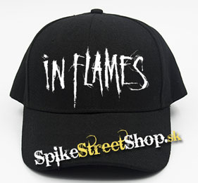 IN FLAMES - Logo - čierna šiltovka (-30%=AKCIA)